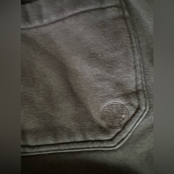 Ninth Hall Black Stash Wide Leg Cargo Sweatpants Men Sz S Skater Gym Y2K, Grunge - Picture 5 of 9